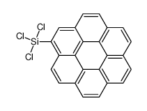 trichloro(coronen-1-yl)silane Structure