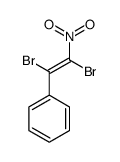 (1,2-dibromo-2-nitroethenyl)benzene Structure