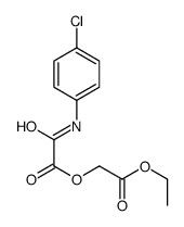 (2-ethoxy-2-oxoethyl) 2-(4-chloroanilino)-2-oxoacetate结构式
