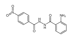 2-amino-N'-(4-nitrobenzoyl)benzohydrazide结构式