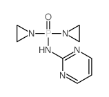 Phosphinic amide,P,P-bis(1-aziridinyl)-N-2-pyrimidinyl-结构式