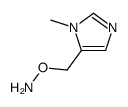 O-[(3-methylimidazol-4-yl)methyl]hydroxylamine Structure