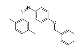 (2,5-dimethylphenyl)-(4-phenylmethoxyphenyl)diazene Structure