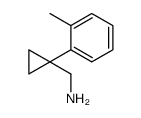 (1-(o-Tolyl)cyclopropyl)methanamine Structure