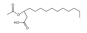 (3R)-3-acetyloxytetradecanoic acid结构式