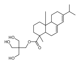 [3-hydroxy-2,2-bis(hydroxymethyl)propyl] (1R,4aR,4bR,10aR)-1,4a-dimethyl-7-propan-2-yl-2,3,4,4b,5,6,10,10a-octahydrophenanthrene-1-carboxylate结构式