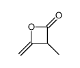 3-methyl-4-methylideneoxetan-2-one结构式