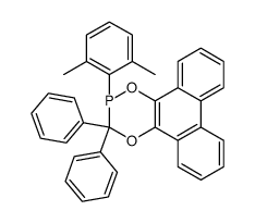 2-(2,6-dimethylphenyl)-3,3-diphenyl-2,3-dihydrophenanthro[9,10-e][1,4,2]dioxaphosphinine结构式