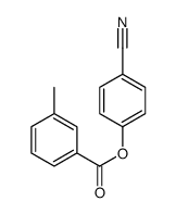 (4-cyanophenyl) 3-methylbenzoate Structure