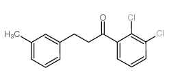 2',3'-DICHLORO-3-(3-METHYLPHENYL)PROPIOPHENONE结构式