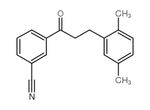3'-CYANO-3-(2,5-DIMETHYLPHENYL)PROPIOPHENONE Structure