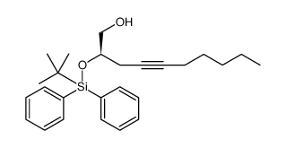 4-Decyn-1-ol, 2-[[(1,1-dimethylethyl)diphenylsilyl]oxy]-, (R)结构式
