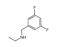 N-[(3,5-difluorophenyl)methyl]ethanamine Structure