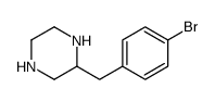 2-[(4-bromophenyl)methyl]piperazine结构式