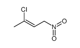 3-chloro-1-nitrobut-2-ene结构式