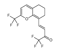 1,1,1-trifluoro-4-[2-(trifluoromethyl)-6,7-dihydro-5H-chromen-8-yl]but-3-en-2-one结构式
