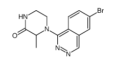4-(6-bromophthalazin-1-yl)-3-methylpiperazin-2-one Structure