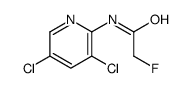 N-(3,5-dichloropyridin-2-yl)-2-fluoroacetamide结构式