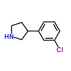 3-(3-Chlorophenyl)pyrrolidine structure