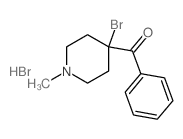 Methanone,(4-bromo-1-methyl-4-piperidinyl)phenyl-, hydrobromide (1:1) Structure