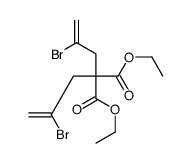 diethyl 2,2-bis(2-bromoprop-2-enyl)propanedioate Structure