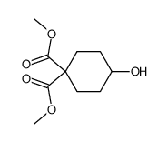 dimethyl 4-hydroxycyclohexane-1,1-dicarboxylate Structure