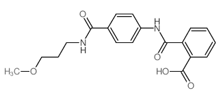 2-[(4-{[(3-Methoxypropyl)amino]carbonyl}anilino)-carbonyl]benzoic acid图片