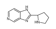 2-[(2S)-pyrrolidin-2-yl]-3H-imidazo[4,5-c]pyridine Structure