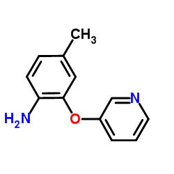 4-Methyl-2-(3-pyridinyloxy)aniline Structure