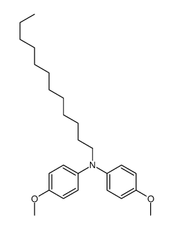 N-dodecyl-4-methoxy-N-(4-methoxyphenyl)aniline Structure