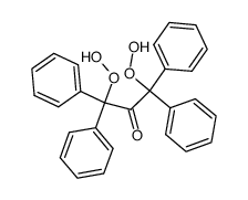 1,3-dihydroperoxy-1,1,3,3-tetraphenyl-2-propanone Structure