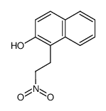 1-(2-nitroethyl)-2-naphthol结构式