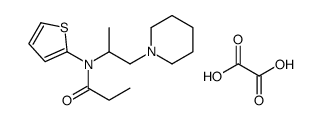 oxalic acid,N-(1-piperidin-1-ylpropan-2-yl)-N-thiophen-2-ylpropanamide结构式
