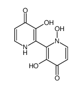 1,3-dihydroxy-2-(3-hydroxy-4-oxo-1H-pyridin-2-yl)pyridin-4-one结构式