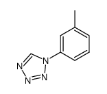 1-(3-methylphenyl)-1H-1,2,3,4-tetrazole结构式