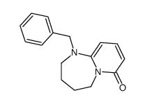 1-benzyl-2,3,4,5-tetrahydropyrido[1,2-a]-1,3-diazepin-7-one结构式