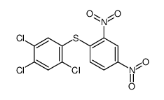 (2,4-dinitro-phenyl)-(2,4,5-trichloro-phenyl)-sulfide结构式
