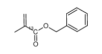 benzyl [1-(13)C]methacrylate结构式