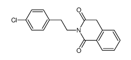 2-[2-(4-chlorophenyl)ethyl]isoquinoline-1,3(2H,4H)-dione结构式