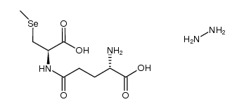 hydrazine (S)-2-amino-5-(((R)-1-carboxylato-2-(methylselanyl)ethyl)amino)-5-oxopentanoate Structure