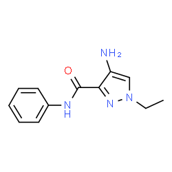 4-AMINO-1-ETHYL-1H-PYRAZOLE-3-CARBOXYLIC ACID PHENYLAMIDE结构式