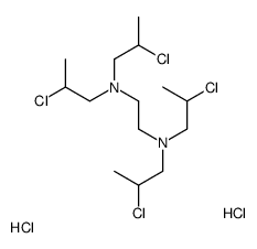 2-[bis(2-chloropropyl)azaniumyl]ethyl-bis(2-chloropropyl)azanium,dichloride结构式