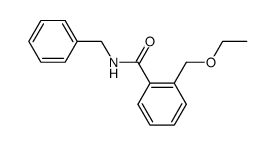 2-Aethoxymethyl-N-benzyl-benzamid Structure