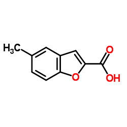 5-Methyl-1-benzofuran-2-carboxylic acid Structure