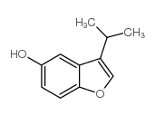 3-(1-甲基乙基)-5-羟基苯并呋喃结构式