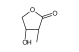 (3S,4S)-4-hydroxy-3-methyloxolan-2-one结构式