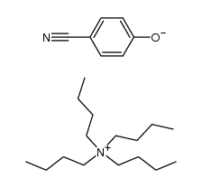 Tetrabutylammonium 4-cyanophenate结构式