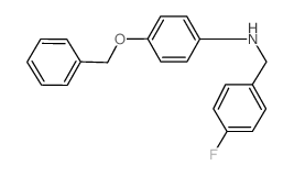 4-(Benzyloxy)-N-(4-fluorobenzyl)aniline Structure