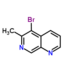 5-Bromo-6-methyl-1,7-naphthyridine结构式