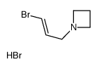 1-[(E)-3-bromoprop-2-enyl]azetidine,hydrobromide Structure